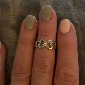 Open heart ring